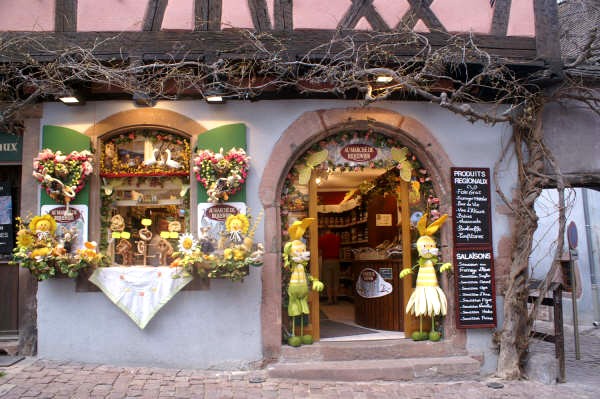 Riquewihr достопримечательности фотографии Эльзас, Франция