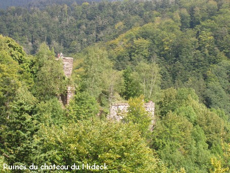 Les ruines du château du Nideck - Photo G.GUYOT