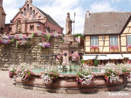 Eguisheim - la place St Lon - Photo G.GUYOT