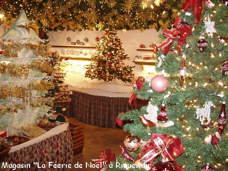 Un magasin à ne pas manquer à Riquewihr - La Féerie de Noël - Photo G.GUYOT
