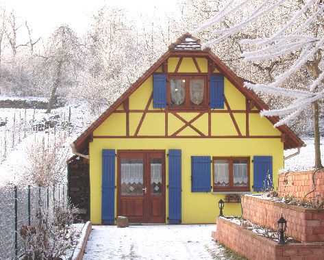 Quand le tamaris se couvre de givre, qu'il fait bon devant un feu de bois ...janvier 2006