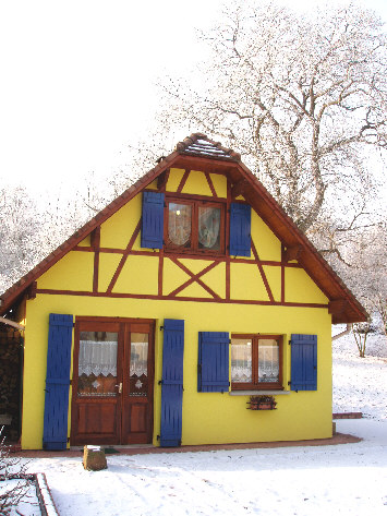 Le noyer du verger sous la neige - janvier 2006