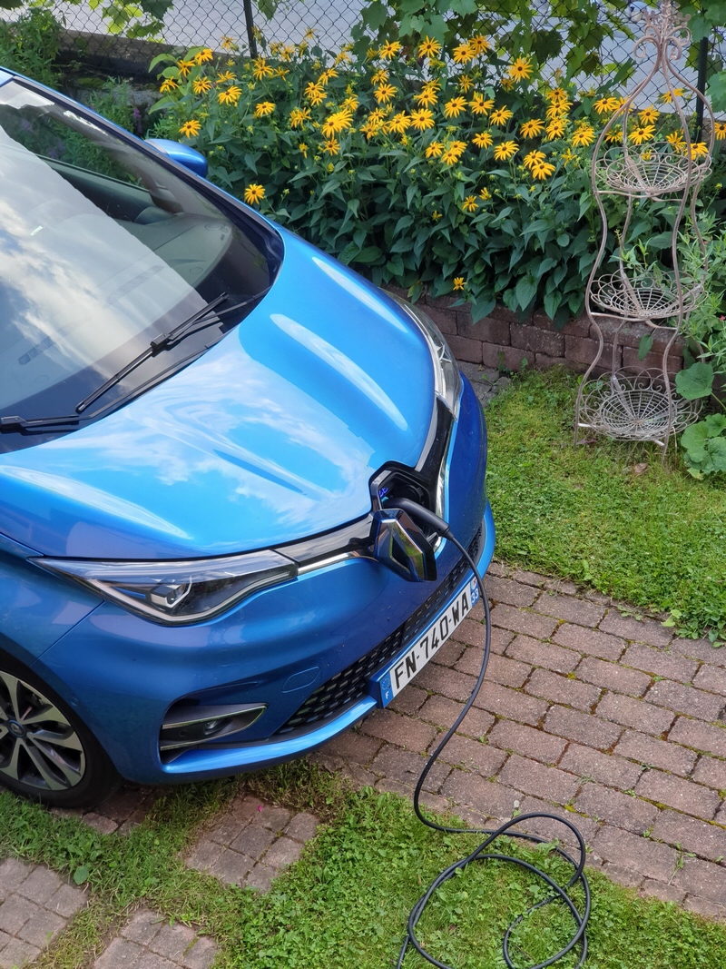 Recharge de voitures electriques au Gite en Alsace
