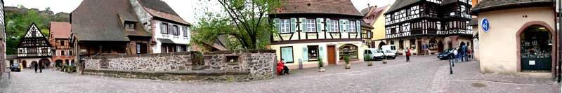 Kaysersberg - Vue panoramique au niveau du pont - Photo L&V MERCELIS