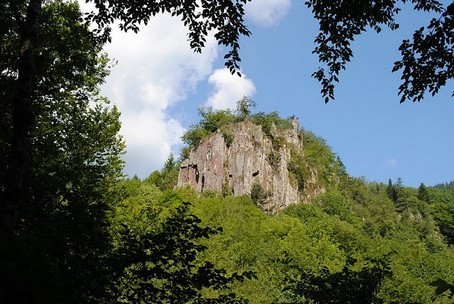 Vue durant le trajet en fort