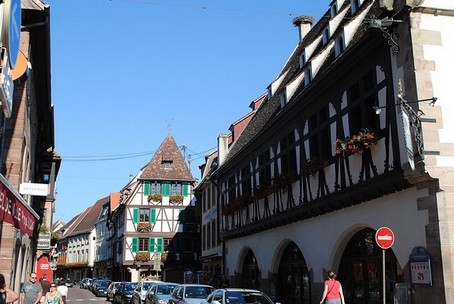 Les ruelles commerantes d'Obernai