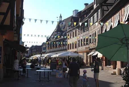 Les ruelles commerantes d'Obernai