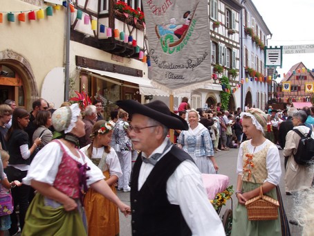 Fte du vin  Eguisheim