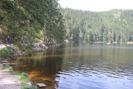 Mummelsee en Forêt Noire