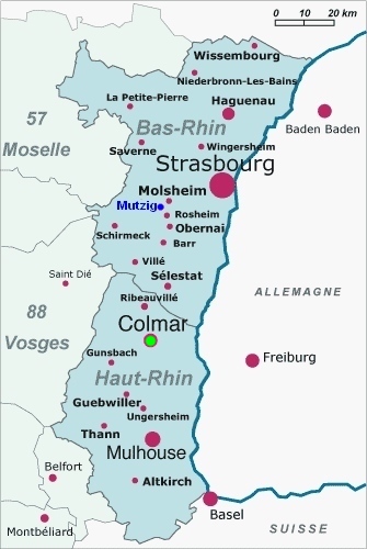 Colmar carte