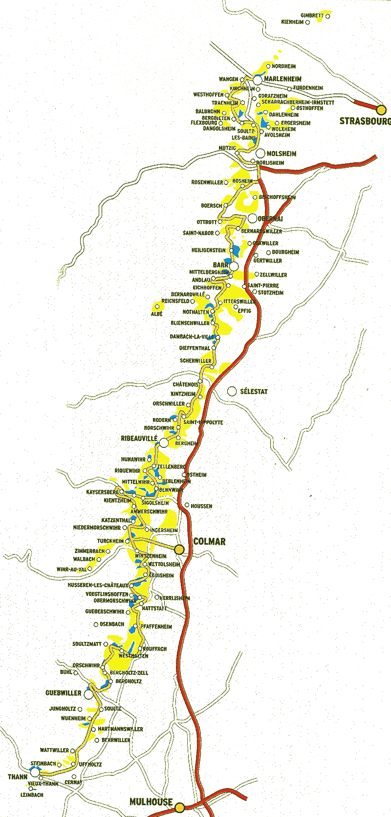 La Route Des Vins D Alsace