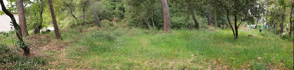 palier du haut-7 du terrain  vendre  Bagnols sur Cze