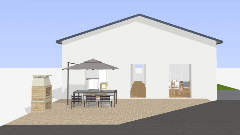 Terrain  vendre  Bagnols sur Cze - proposition implantation maison 120m