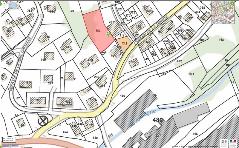 Terrain à vendre à Gérardmer - le quartier des Hagis