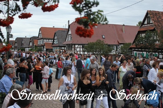 Le Streisselhochzeit, ou mariage au bouquet à Seebach en Alsace