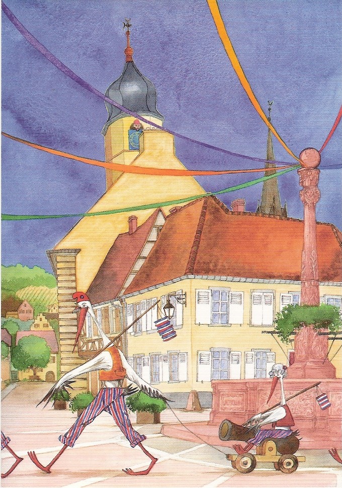 Gite en Alsace - Dessin de Pat Thiebaut, un dessinateur à MUTZIG.