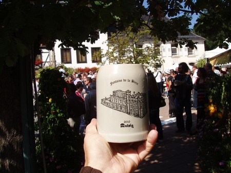 Chope de la fontaine de la biere a Mutzig - Gites Alsace